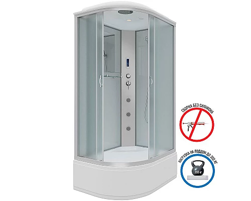 Заказать Душевая кабина Niagara Classic 120x80 R NG-2310-14RF с гидромассажем в магазине сантехники Santeh-Crystal.ru