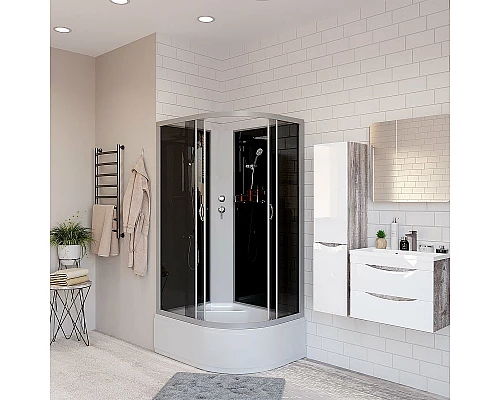 Купить Душевая кабина Niagara Classic 120x80 L NG-2510-14LBK без гидромассажа в магазине сантехники Santeh-Crystal.ru