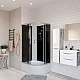 Купить Душевая кабина Niagara Classic 120x80 L NG-2510-14LBK без гидромассажа в магазине сантехники Santeh-Crystal.ru