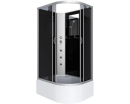 Приобрести Душевая кабина Niagara Classic 120x80 L NG-2510-14LBKG с гидромассажем в магазине сантехники Santeh-Crystal.ru