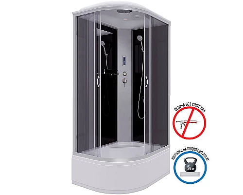 Заказать Душевая кабина Niagara Classic 120x80 R NG-2510-14RP без гидромассажа в магазине сантехники Santeh-Crystal.ru