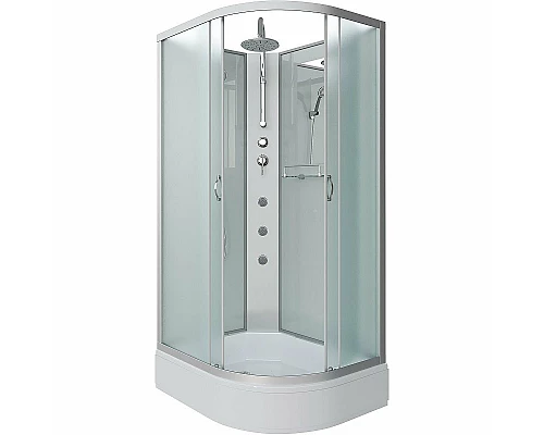 Приобрести Душевая кабина Niagara Classic 100х80 L NG-33084-14LBKTG с гидромассажем в магазине сантехники Santeh-Crystal.ru