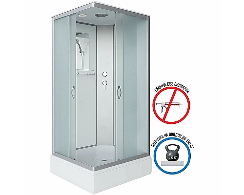 Заказать Душевая кабина Niagara Classic 90х80 NG-33984-14Q без гидромассажа в магазине сантехники Santeh-Crystal.ru