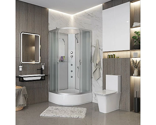 Купить Душевая кабина Niagara Classic 90x90 NG-3301-14BKG с гидромассажем в магазине сантехники Santeh-Crystal.ru