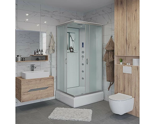 Заказать Душевая кабина Niagara Classic 90х80 NG-33984-14QF с гидромассажем в магазине сантехники Santeh-Crystal.ru