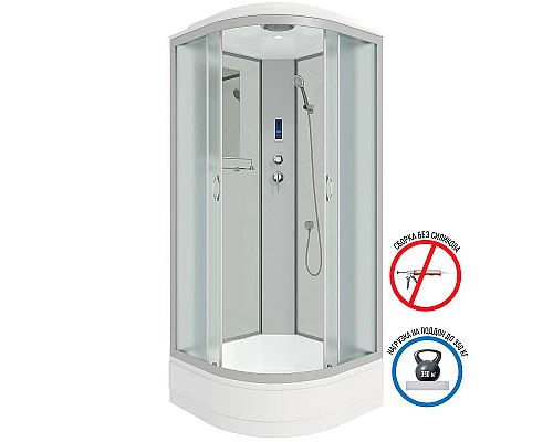 Купить Душевая кабина Niagara Classic 90x90 NG-3301-14P без гидромассажа в магазине сантехники Santeh-Crystal.ru