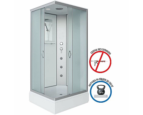 Купить Душевая кабина Niagara Classic 90х80 NG-33984-14QG с гидромассажем в магазине сантехники Santeh-Crystal.ru