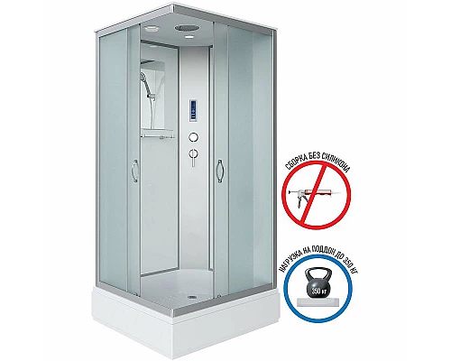 Купить Душевая кабина Niagara Classic 90х80 NG-33984-14QP без гидромассажа в магазине сантехники Santeh-Crystal.ru