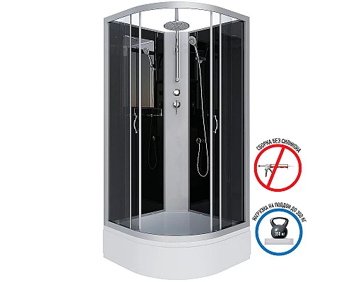 Купить Душевая кабина Niagara Classic 90x90 NG-3501-14BKT без гидромассажа в магазине сантехники Santeh-Crystal.ru