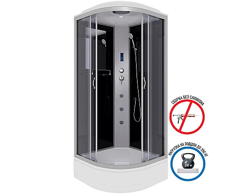 Купить Душевая кабина Niagara Classic 90x90 NG-3501-14F с гидромассажем в магазине сантехники Santeh-Crystal.ru