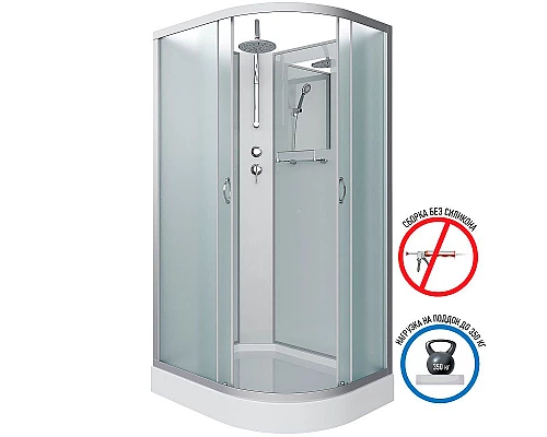 Купить Душевая кабина Niagara Classic 120x80 L NG-3312-14LBKT без гидромассажа в магазине сантехники Santeh-Crystal.ru