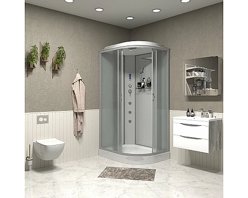 Купить Душевая кабина Niagara Classic 120x80 L NG-3312-14LF с гидромассажем в магазине сантехники Santeh-Crystal.ru