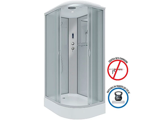 Заказать Душевая кабина Niagara Classic 120x80 L NG-3312-14LP без гидромассажа в магазине сантехники Santeh-Crystal.ru