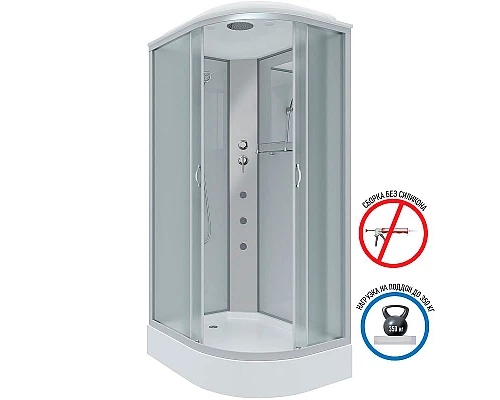 Приобрести Душевая кабина Niagara Classic 120x80 L NG-3312-14LG с гидромассажем в магазине сантехники Santeh-Crystal.ru