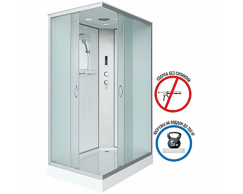 Приобрести Душевая кабина Niagara Classic 90х70 NG-43975-14QP без гидромассажа в магазине сантехники Santeh-Crystal.ru