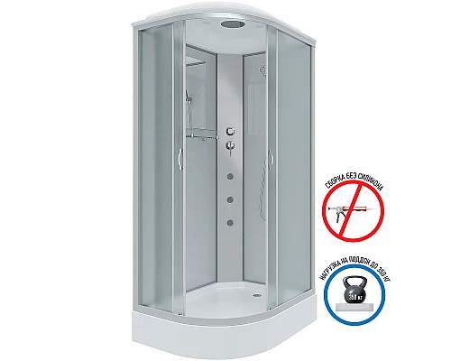 Приобрести Душевая кабина Niagara Classic 120x80 R NG-3312-14RG с гидромассажем в магазине сантехники Santeh-Crystal.ru