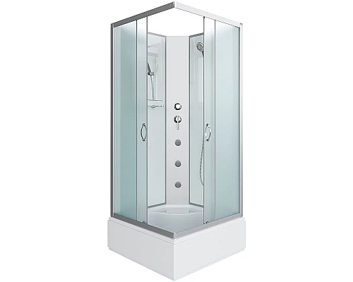 Приобрести Душевая кабина Niagara Classic 90x90 NG-1108-14BKG с гидромассажем в магазине сантехники Santeh-Crystal.ru