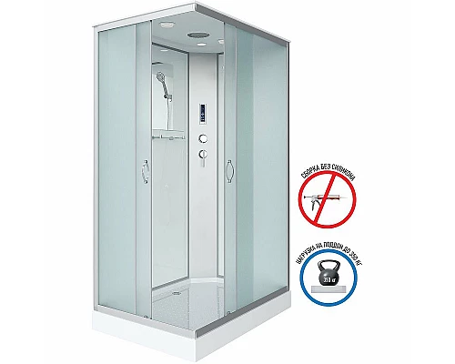 Заказать Душевая кабина Niagara Classic 100х80 NG-43085-14QP без гидромассажа в магазине сантехники Santeh-Crystal.ru