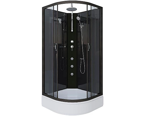 Купить Душевая кабина Niagara Classic 90x90 NG-6501-14BKTG с гидромассажем в магазине сантехники Santeh-Crystal.ru