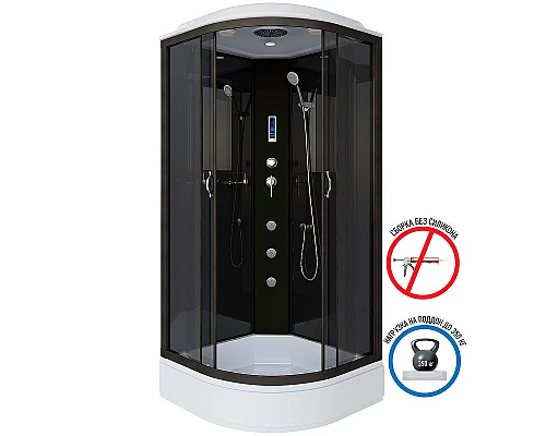 Приобрести Душевая кабина Niagara Classic 90x90 NG-6501-14F с гидромассажем в магазине сантехники Santeh-Crystal.ru