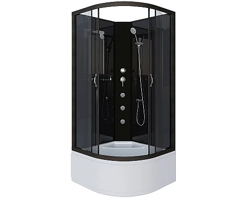 Купить Душевая кабина Niagara Classic 90x90 NG-6508-14BKG с гидромассажем в магазине сантехники Santeh-Crystal.ru