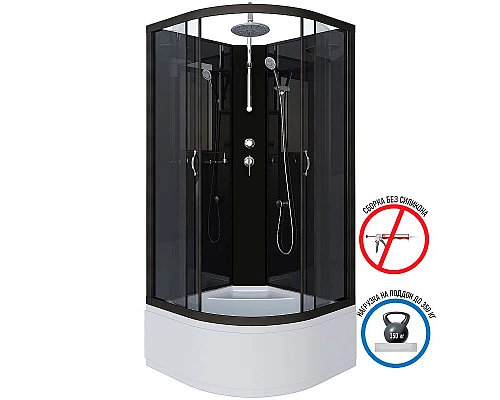 Купить Душевая кабина Niagara Classic 90x90 NG-6508-14BKT без гидромассажа в магазине сантехники Santeh-Crystal.ru