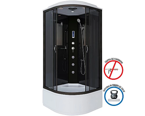 Купить Душевая кабина Niagara Classic 90x90 NG-6508-14F с гидромассажем в магазине сантехники Santeh-Crystal.ru