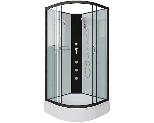 Купить Душевая кабина Niagara Classic 90x90 NG-6701-14BKG с гидромассажем в магазине сантехники Santeh-Crystal.ru