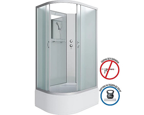 Приобрести Душевая кабина Niagara Classic 120x80 NG-2310-14RBK без гидромассажа в магазине сантехники Santeh-Crystal.ru