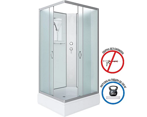 Заказать Душевая кабина Niagara Classic 90x70 NG-33974-14QBK без гидромассажа в магазине сантехники Santeh-Crystal.ru