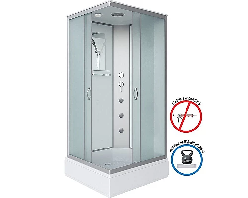 Купить Душевая кабина Niagara Classic 90x70 NG-33974-14QG с гидромассажем в магазине сантехники Santeh-Crystal.ru