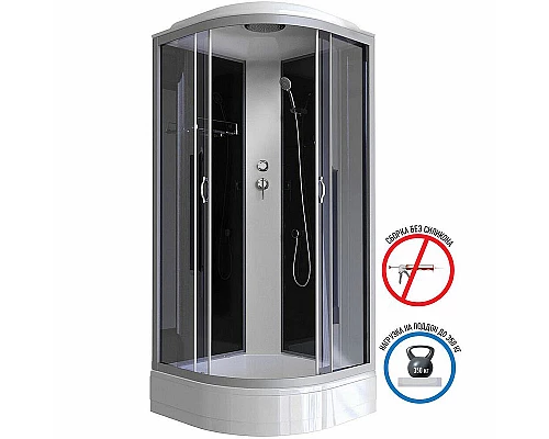 Приобрести Душевая кабина Niagara Classic 100x100 NG-3502-14 без гидромассажа в магазине сантехники Santeh-Crystal.ru