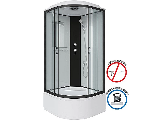 Приобрести Душевая кабина Niagara Classic 90x90 NG-6708-14 без гидромассажа в магазине сантехники Santeh-Crystal.ru