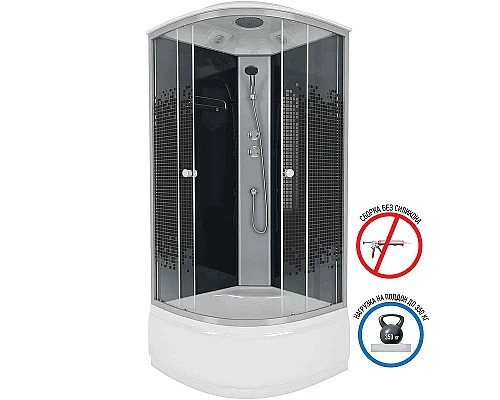 Купить Душевая кабина Niagara Eco 80х80 NG-7507-14 без гидромассажа в магазине сантехники Santeh-Crystal.ru