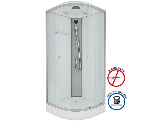 Заказать Душевая кабина Niagara Eco 90x90 NG-4301-14 без гидромассажа в магазине сантехники Santeh-Crystal.ru