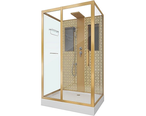 Заказать Душевая кабина Niagara Lux NG-7711GBK 120x90 без гидромассажа в магазине сантехники Santeh-Crystal.ru