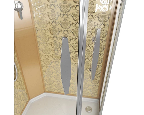 Купить Душевая кабина Niagara Lux NG-7715GBK 90x90 без гидромассажа в магазине сантехники Santeh-Crystal.ru