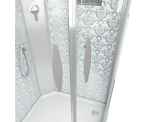 Приобрести Душевая кабина Niagara Lux NG-7715WBK 90x90 без гидромассажа в магазине сантехники Santeh-Crystal.ru