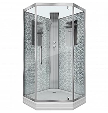 Душевая кабина Niagara Lux NG-7717WBK 100x100 без гидромассажа