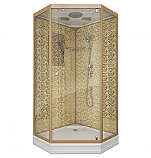 Душевая кабина Niagara Lux 100x100 NG-7702DG без гидромассажа