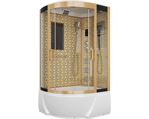 Заказать Душевая кабина Niagara Lux 120x80 NG-7712GR с гидромассажем в магазине сантехники Santeh-Crystal.ru