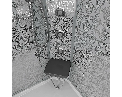 Заказать Душевая кабина Niagara Lux NG-7715W 90x90 с гидромассажем в магазине сантехники Santeh-Crystal.ru