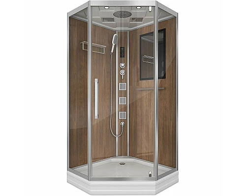 Приобрести Душевая кабина Niagara Lux NG-7717WD 100x100 с гидромассажем в магазине сантехники Santeh-Crystal.ru