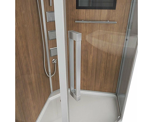 Приобрести Душевая кабина Niagara Lux NG-7717WD 100x100 с гидромассажем в магазине сантехники Santeh-Crystal.ru