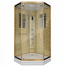 Душевая кабина Niagara Lux NG-7717G 100x100 с гидромассажем