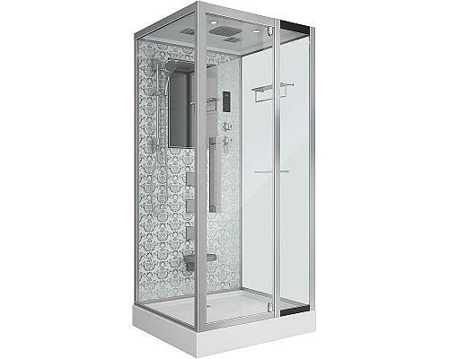 Купить Душевая кабина Niagara Lux NG-7714W 100x90 с гидромассажем в магазине сантехники Santeh-Crystal.ru