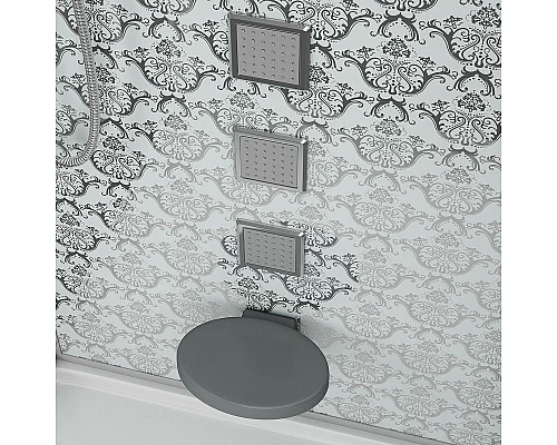 Купить Душевая кабина Niagara Lux NG-7714W 100x90 с гидромассажем в магазине сантехники Santeh-Crystal.ru