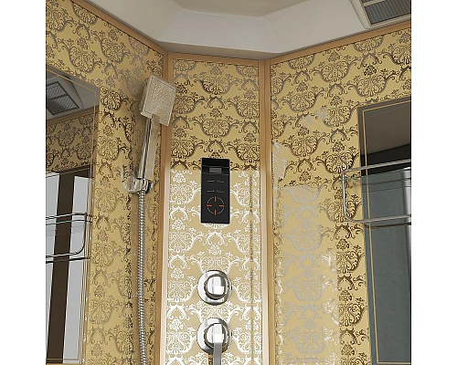 Купить Душевая кабина Niagara Lux NG-7710G 100x100 с гидромассажем в магазине сантехники Santeh-Crystal.ru