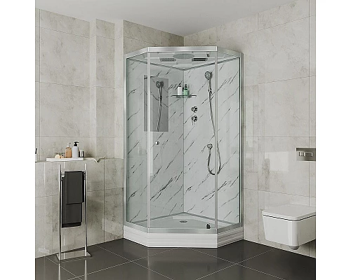 Купить Душевая кабина Niagara Lux 90x90 NG-7701DM без гидромассажа в магазине сантехники Santeh-Crystal.ru