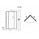 Купить Душевая кабина Niagara Lux 90x90 NG-7701DM без гидромассажа в магазине сантехники Santeh-Crystal.ru